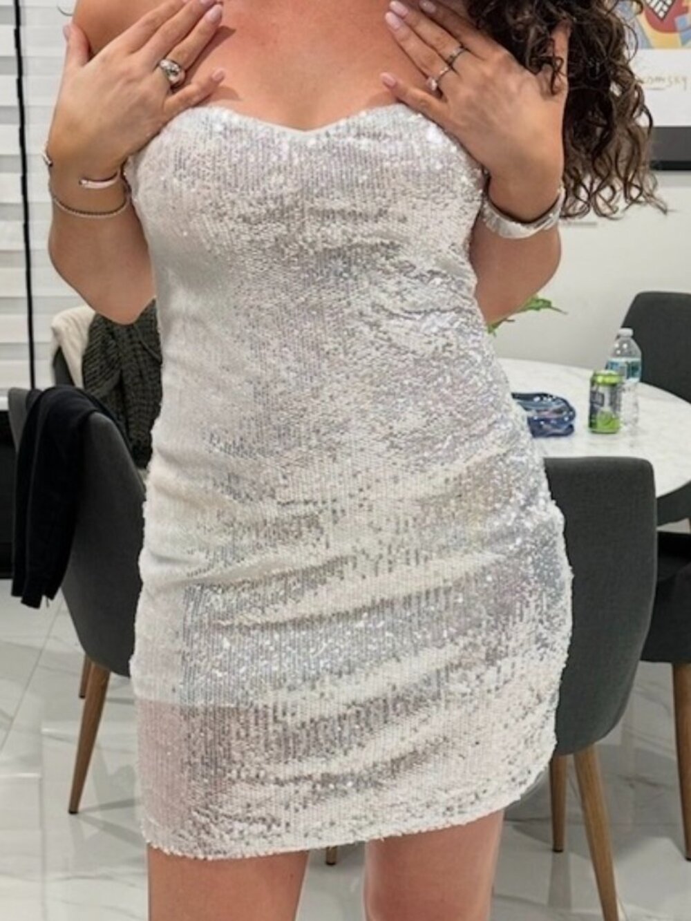 12th Tribe Sequin Mini Dress